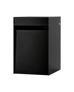 Designer Back Opening Letterbox - Black